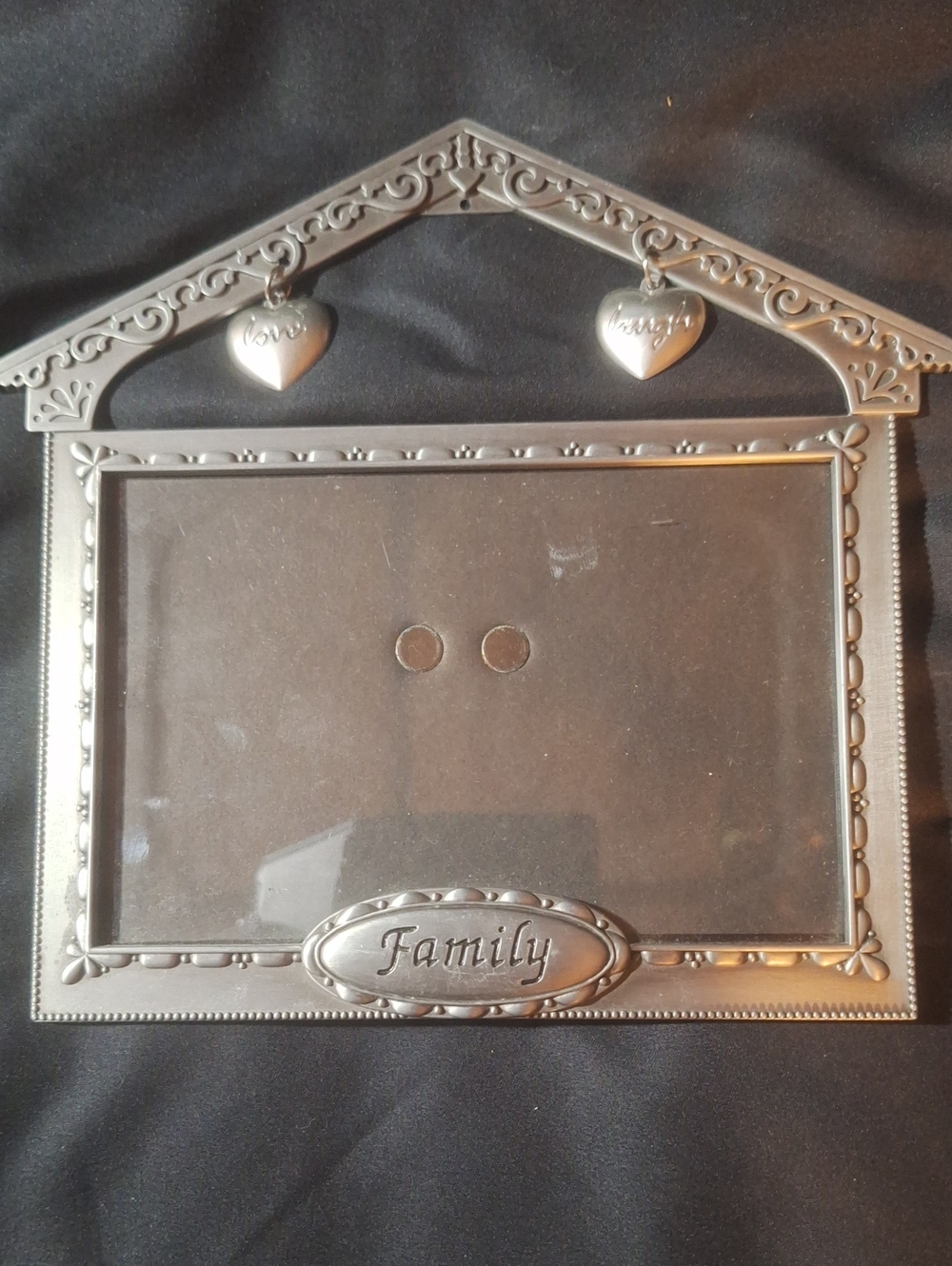 Family Photo Frame - Silver Decorative Home Accent